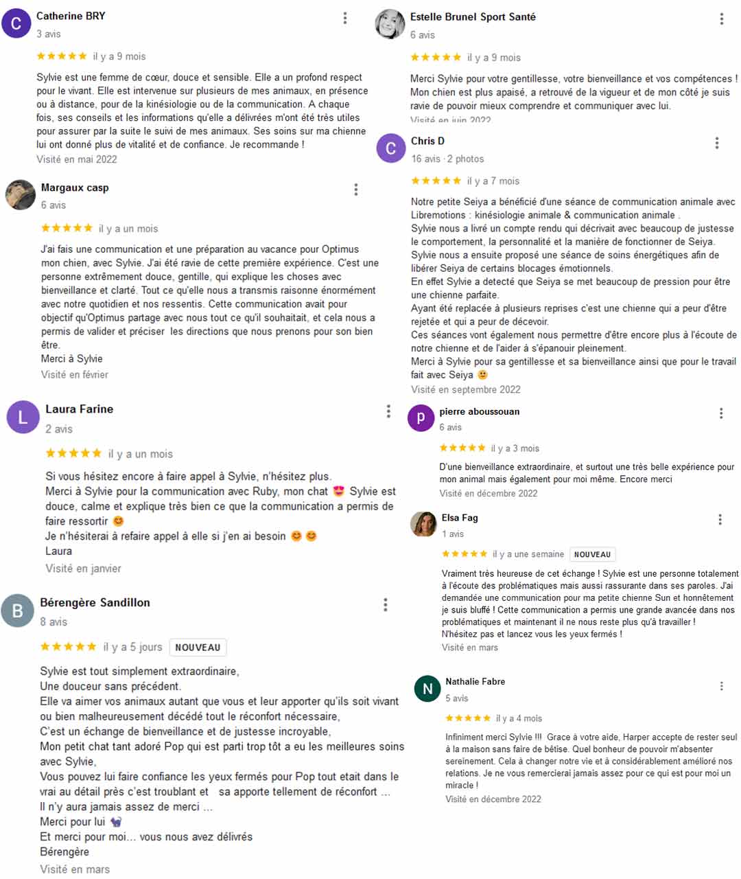 témoignages