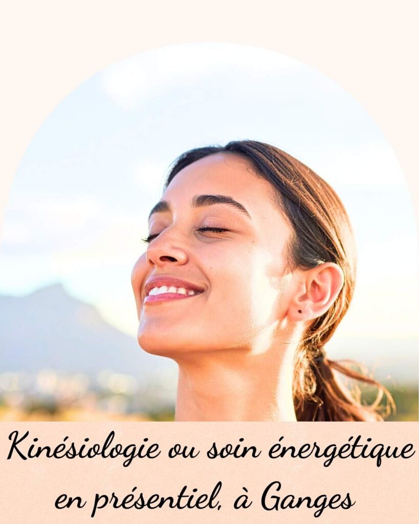 Une femme qui se sent plus légère après une séance de kinésiologie à 34190 Ganges